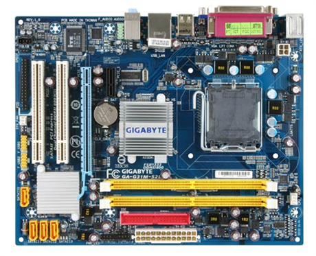 GIGABYTE - Motherboard - Socket 775 - GA-G31M-S2L (rev. 1.0)