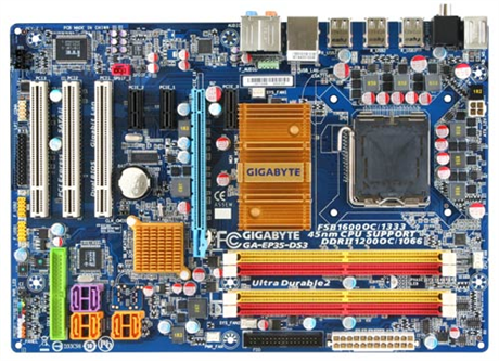 GIGABYTE - Motherboard - Socket 775 - GA-EP35-DS3 (rev. 2.1)