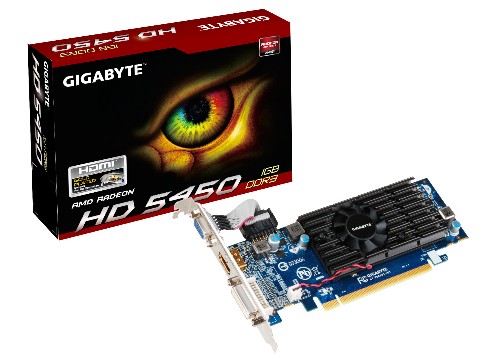 P:  GIGABYTE AMD Radeon HD 5450 1GB DDR3