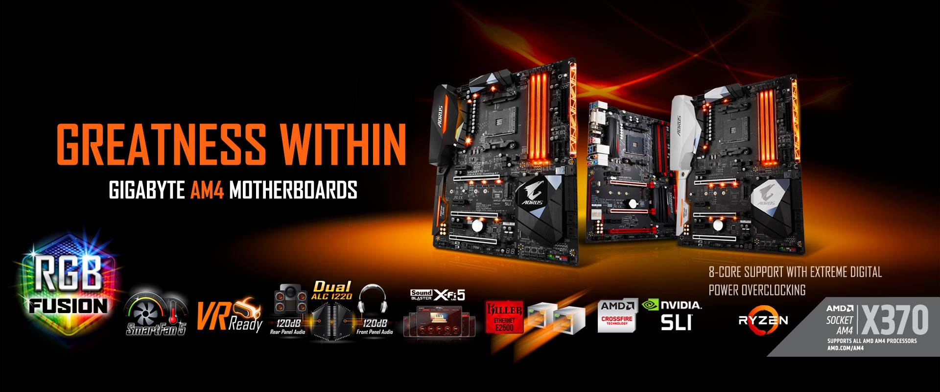 GIGABYTE AM4 Motherboards