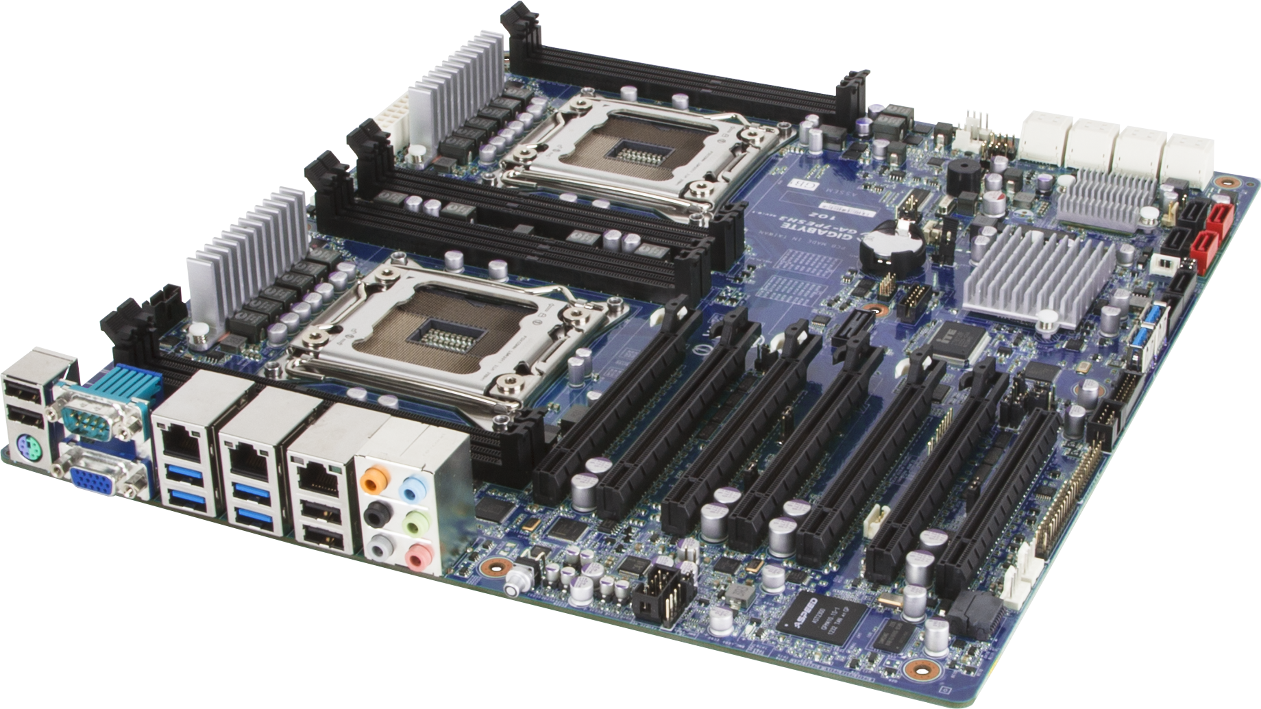 Какие есть материнские. Материнская плата Gigabyte ga-7pesh4. Материнская плата Gigabyte ga-b75tn. Gigabyte ga-7. Серверная плата под 2011 под 4 процессора Xeon.