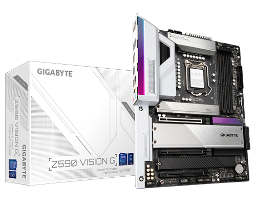 Z590 VISION Gマザーボード＋I9 11900KF CPUセット Z590 VISION G (Rev. 1.0) Motherboard - GIGABYTE Global