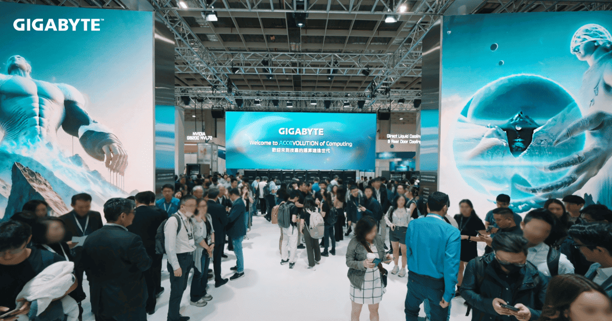 GIGABYTE Showcases a Whole Lot of Computing Power at COMPUTEX, Taking the AI-driven New Evolution Head-On