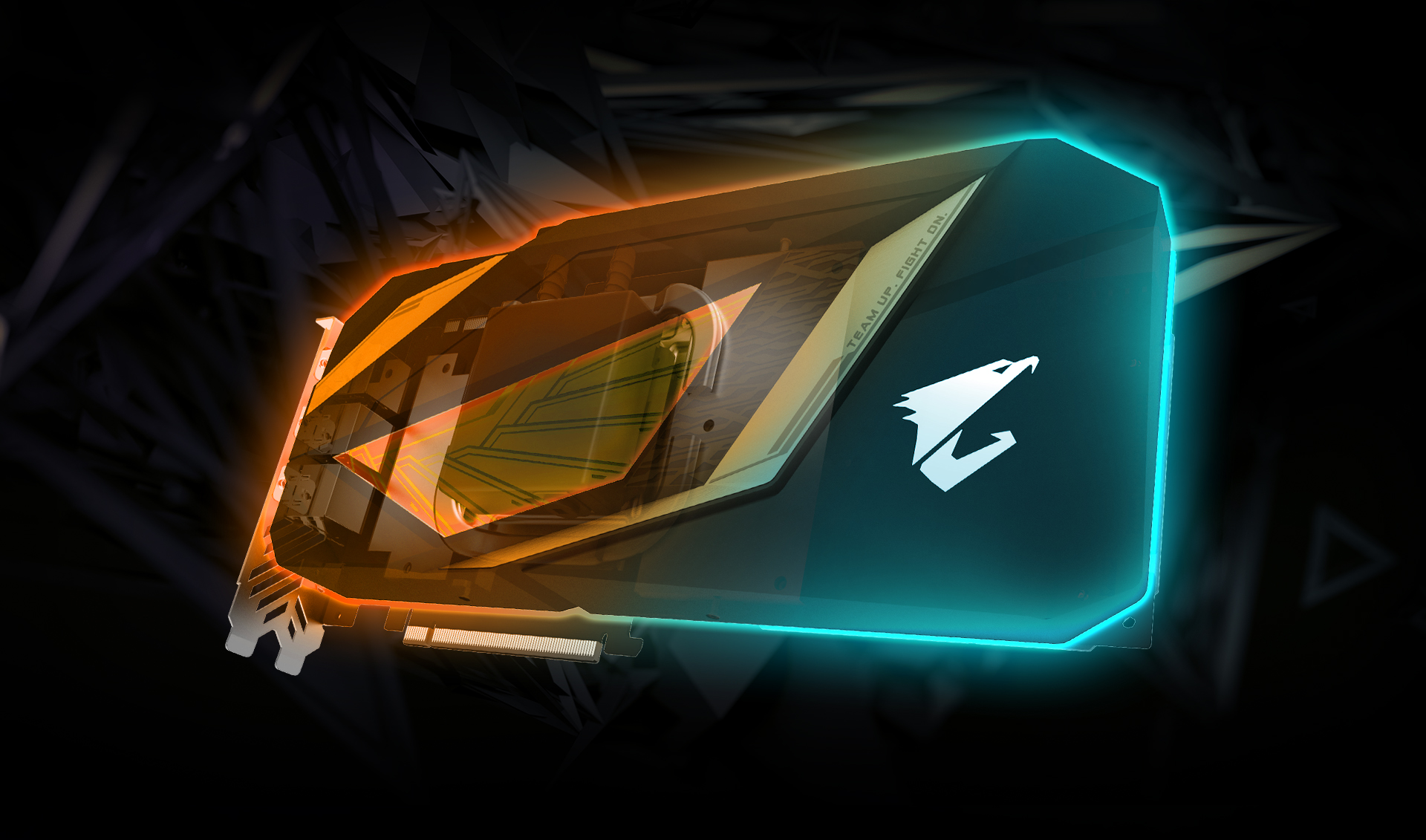 61 AORUS GeForce RTX™ 2080 Ti XTREME WATERFORCE 11G Powered by GeForce RTX™ 2080 Ti 240mm radiator with 2x 120mm RGB fans WATERFORCE all-in-one cooling system کارت گرافیک گیگابایت اوروس 2080 Ti جی فورس آر تی آیکس اکستریم واترفورس 11 گیگابایت با کولینگ مایع مدار بسته