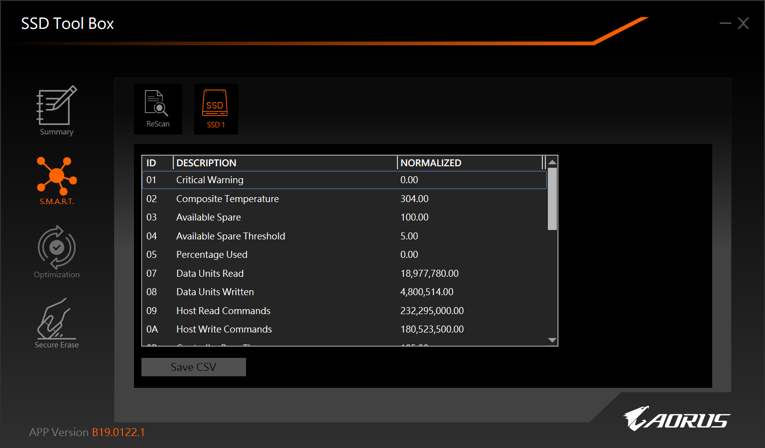 Gigabyte AORUS GP-ASM2NE6100TTTD M.2 - Disque SSD Gigabyte