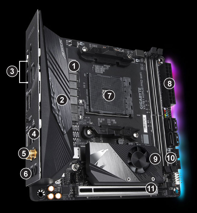 Hykler Tilbagekaldelse heks X570 I AORUS PRO WIFI (rev. 1.0) Key Features | Motherboard - GIGABYTE  Global