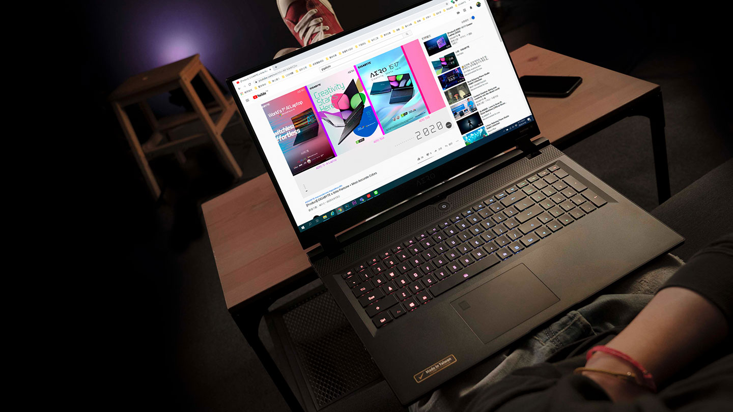 Aero Creator Laptop For Work And Entertainment