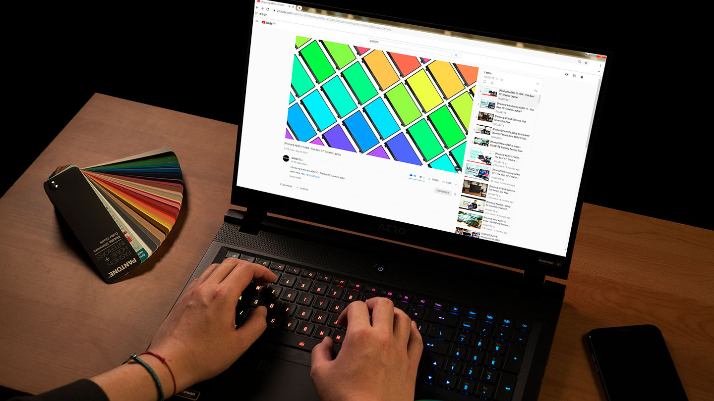 Aero Creator Laptop Xrite Pantone Color Calibration