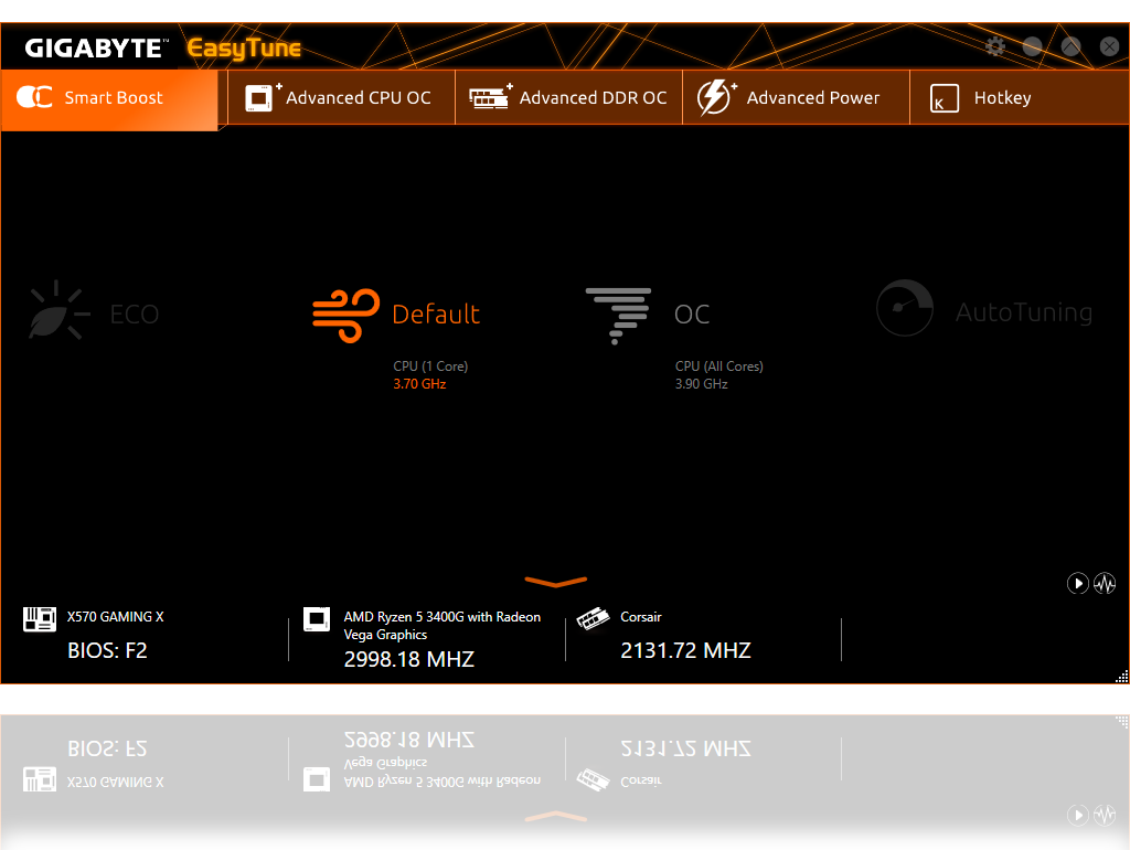 gigabyte easytune 6 full screen