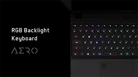 Gigabyte AERO 15KB Gaming  Laptop RGB Backlight Keyboard