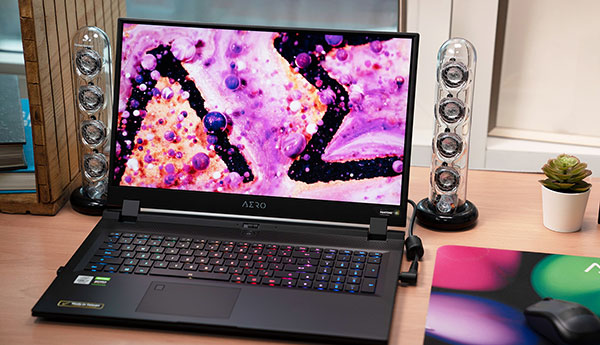 AERO Creator Laptop 4K HDR OLED Display