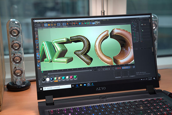 AERO Creator Laptop 3D Model Rendering