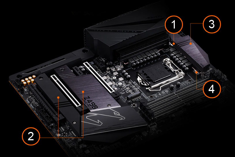 GIGABYTE Z490 AORUS PRO AX Scheda Madre ATX Per Intel LGA 1200 – 12+1 Fasi, WiFi 6, LAN 2.5GbE, HDMI, USB 3.2 Gen 2 Type-C, RGB Fusion 2.0