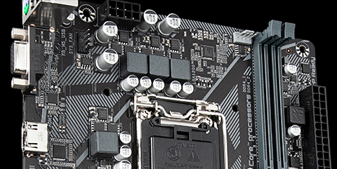 Gigabyte carte mère Intel H410 LGA 1200 micro ATX (H410M H V2). Open iT -  Informatique et Haute technologie