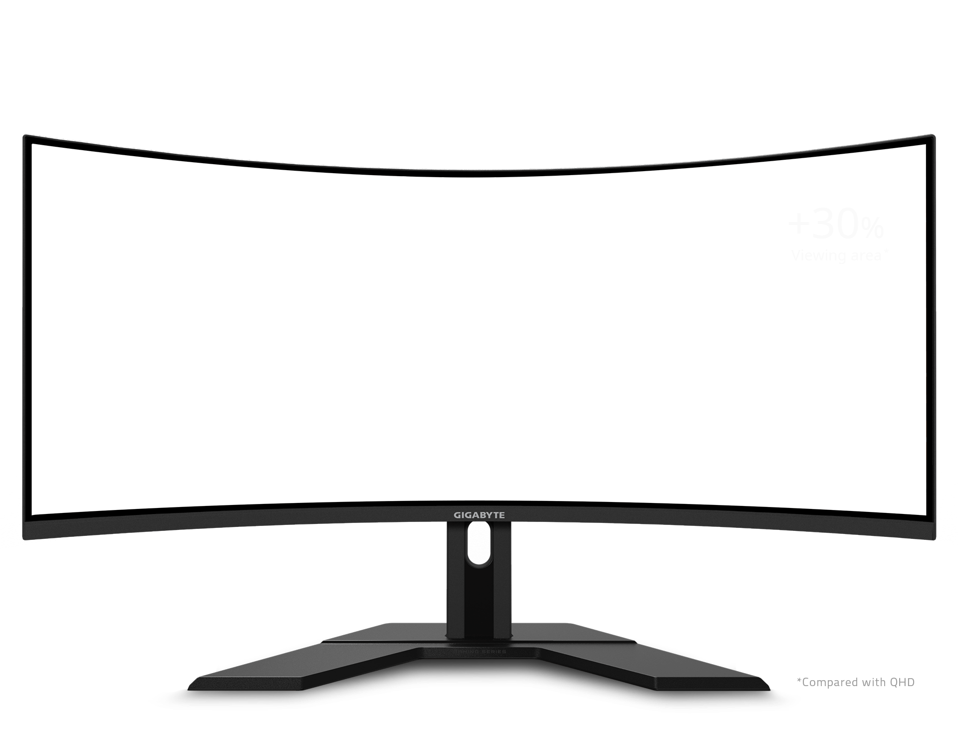 GIGABYTE G34WQC 34インチ ウルトラワイドモニター 曲面 - ディスプレイ