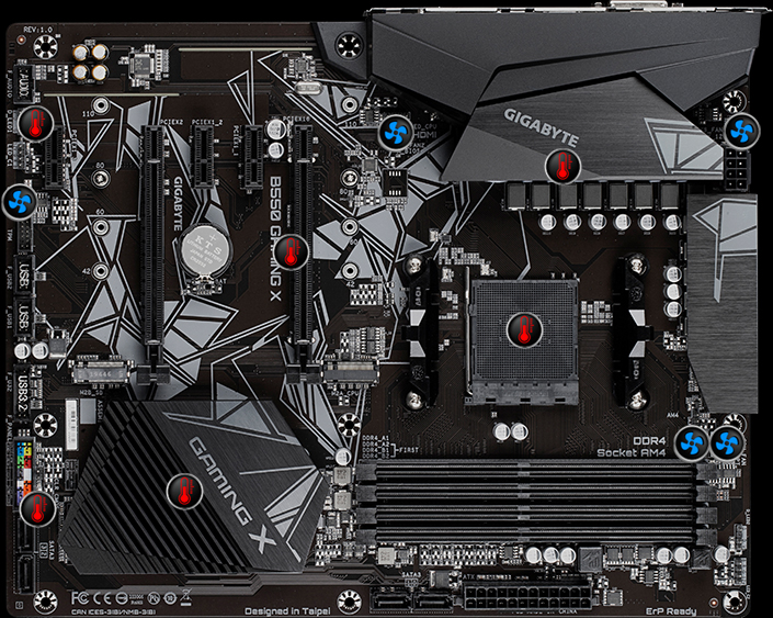 AMD Ryzen 7 5700X Processor + GIGABYTE B550 GAMING X V2 AM4 Motherboard +  16GB Kingston Fury Beast DDR4 3200 RAM bundle $340