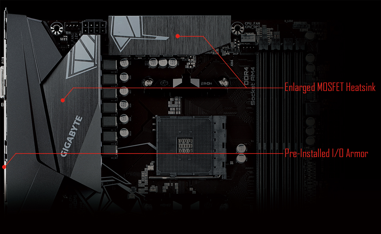 Gigabyte B550 GAMING X V2 - 1.0 - carte-mère - ATX - Socket AM4 - AMD B550  Chipset - USB-C