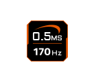 Gigabyte M27Q Gaming Monitor QHD 170Hz 0.5ms IPS 25