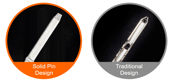 solid pin design
