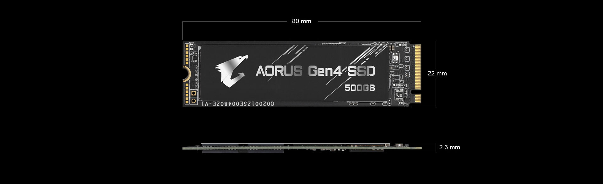 GIGABYTE M.2 SSD 500GB Key Features