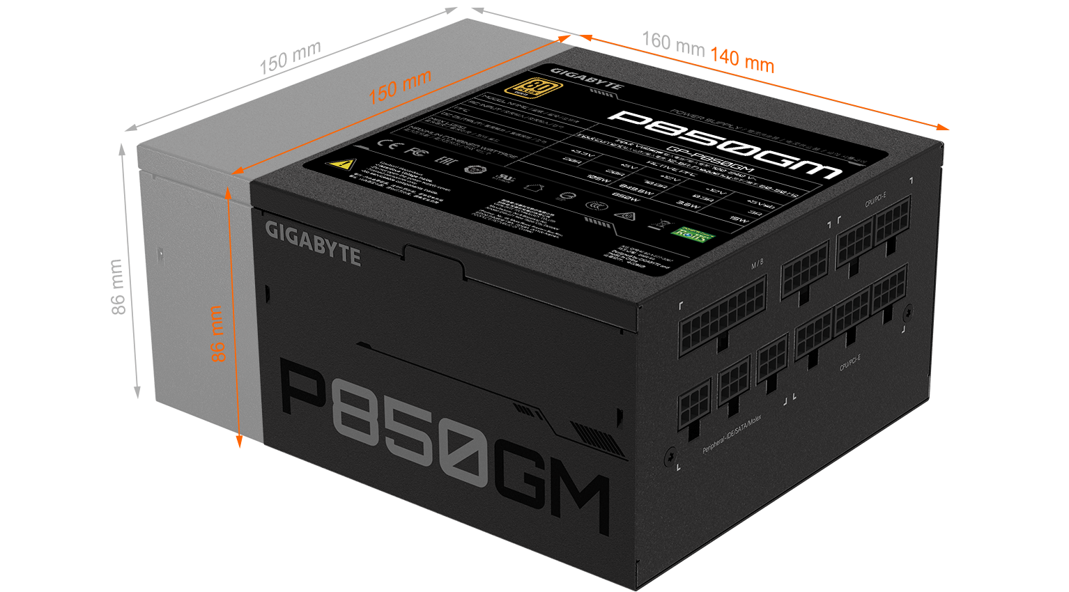 GP-P850GM Power Supply in bd