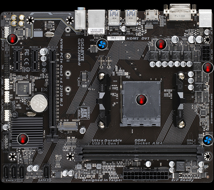 gigabyte ga a320m h ryzen 5 5600g
