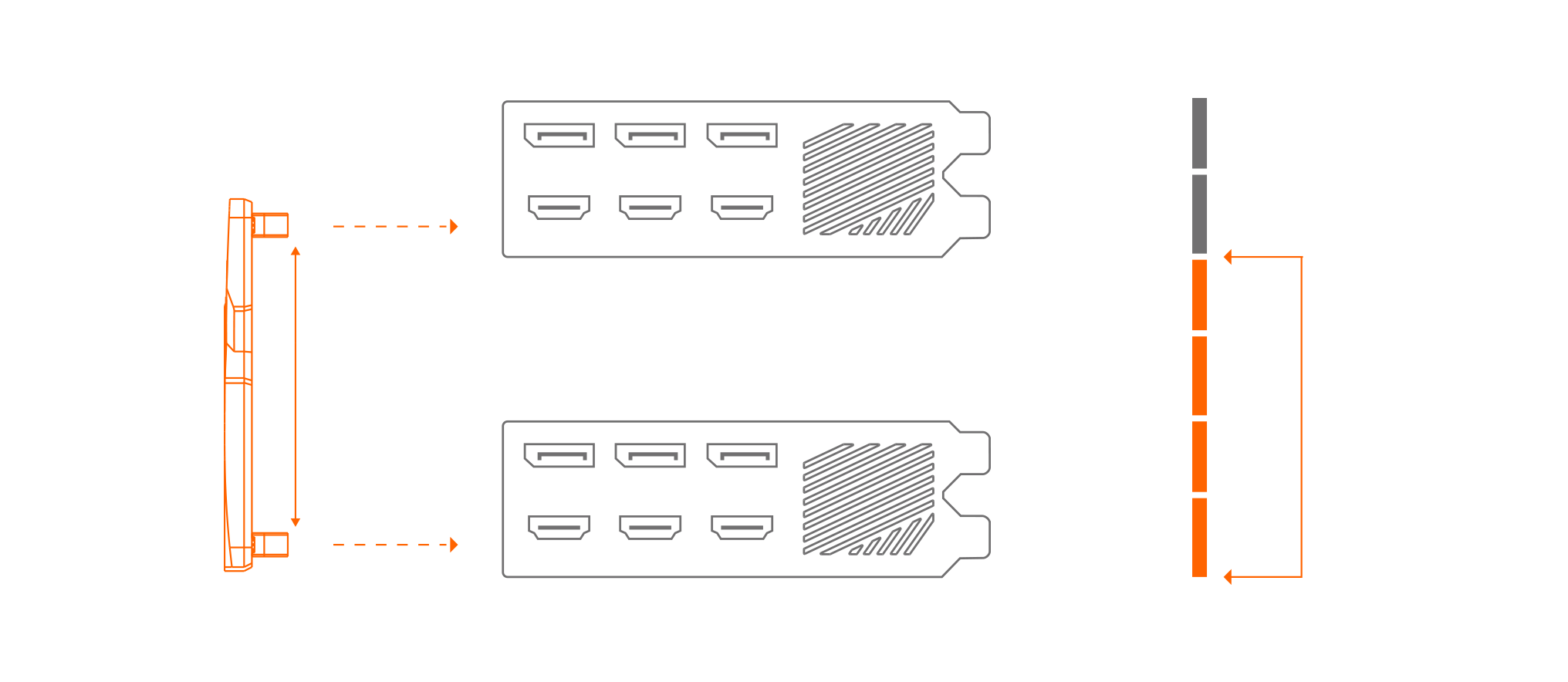 Nvidia geforce rtx nvlink bridge 4-slotPC/タブレット