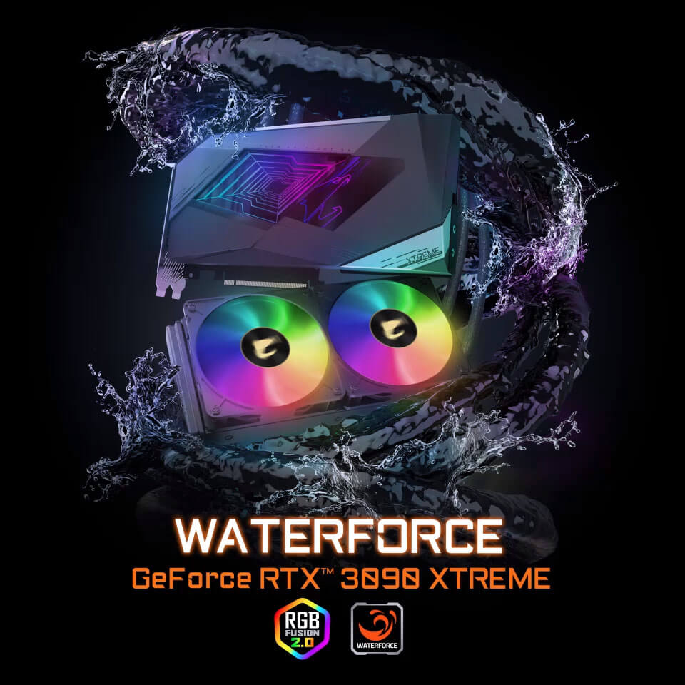 AORUS GeForce RTX™ 3090 XTREME WATERFORCE 24G Key Features