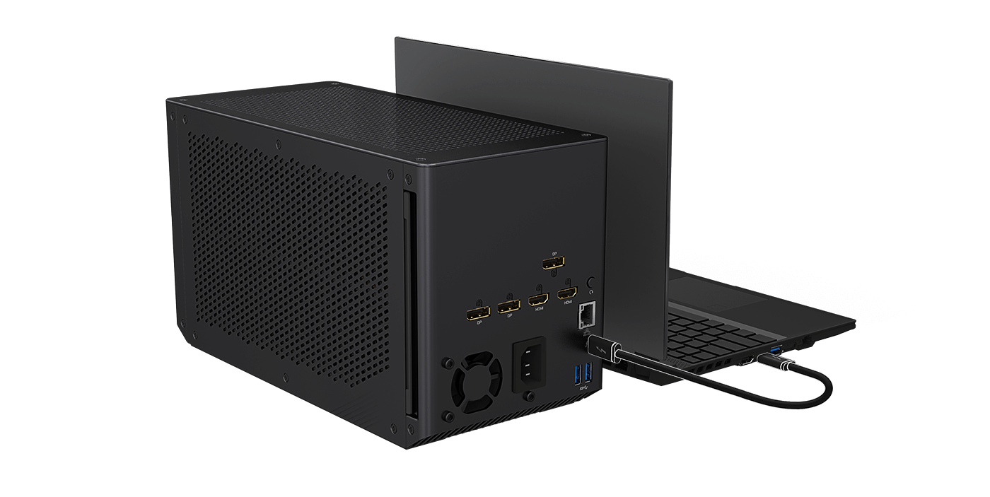  AORUS RTX 3080 - Tarjeta gráfica externa para videojuegos,  sistema de refrigeración todo en uno, Thunderbolt 3, GV-N3080IXEB-10GD :  Electrónica