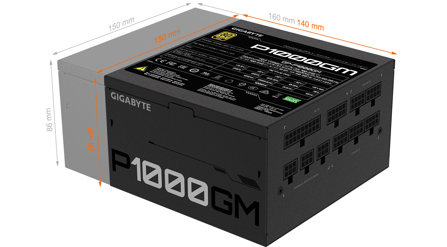 P1000GM Key Features  Power Supply - GIGABYTE Global