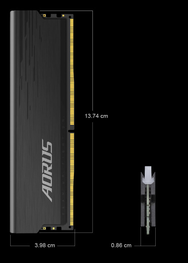 Gigabyte - AORUS - 2x8 Go - DDR4 3333MHz - RGB - RAM PC - Rue du Commerce