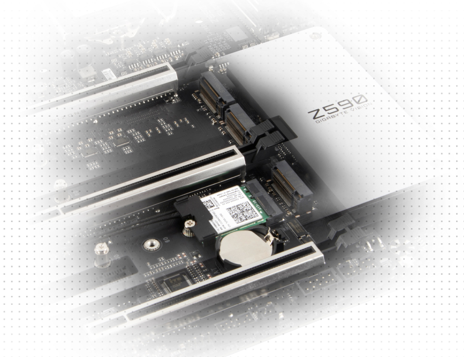 Gigabyte Z590 Vision D Carte m/ère Intel Z590 Express LGA 1200 ATX