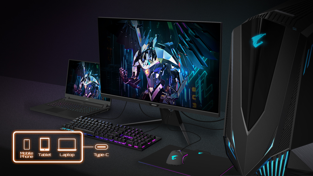 ゲーミングモニター 31.5型 165Hz AORUS FI32Q