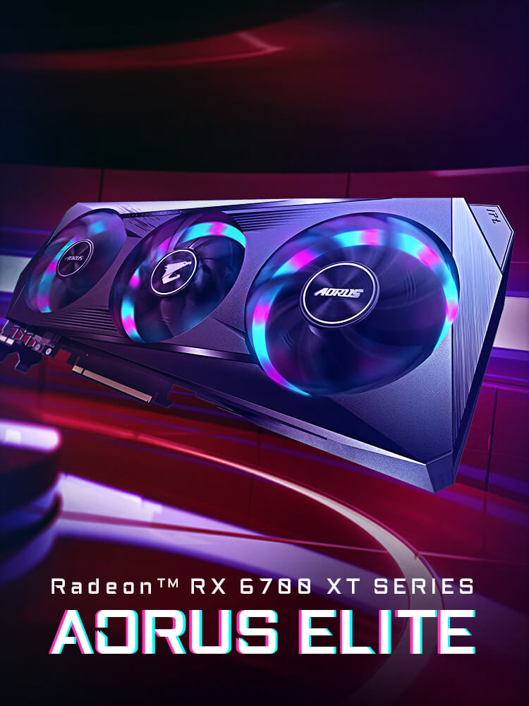 AORUS Radeon™ RX 6700 XT ELITE 12G 主な特徴 | グラフィックスカード 