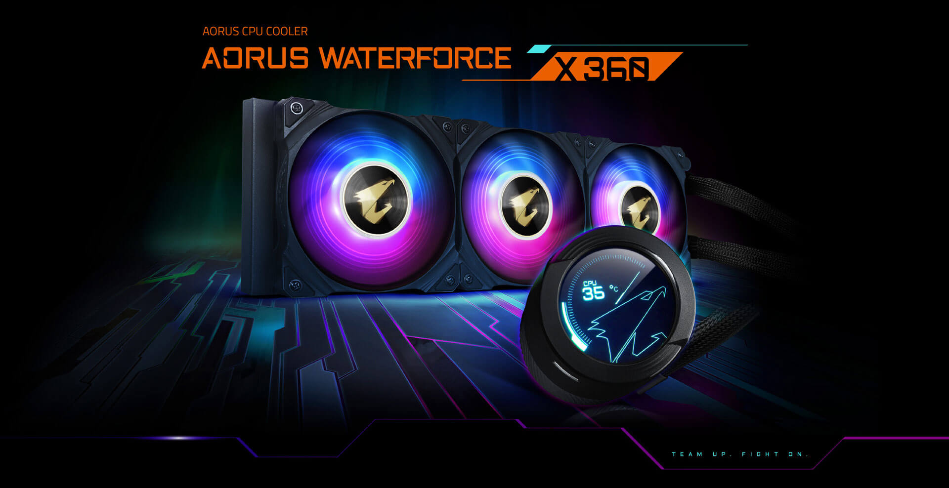 Tản Nhiệt nước Gigabyte Aorus WaterForce X 360