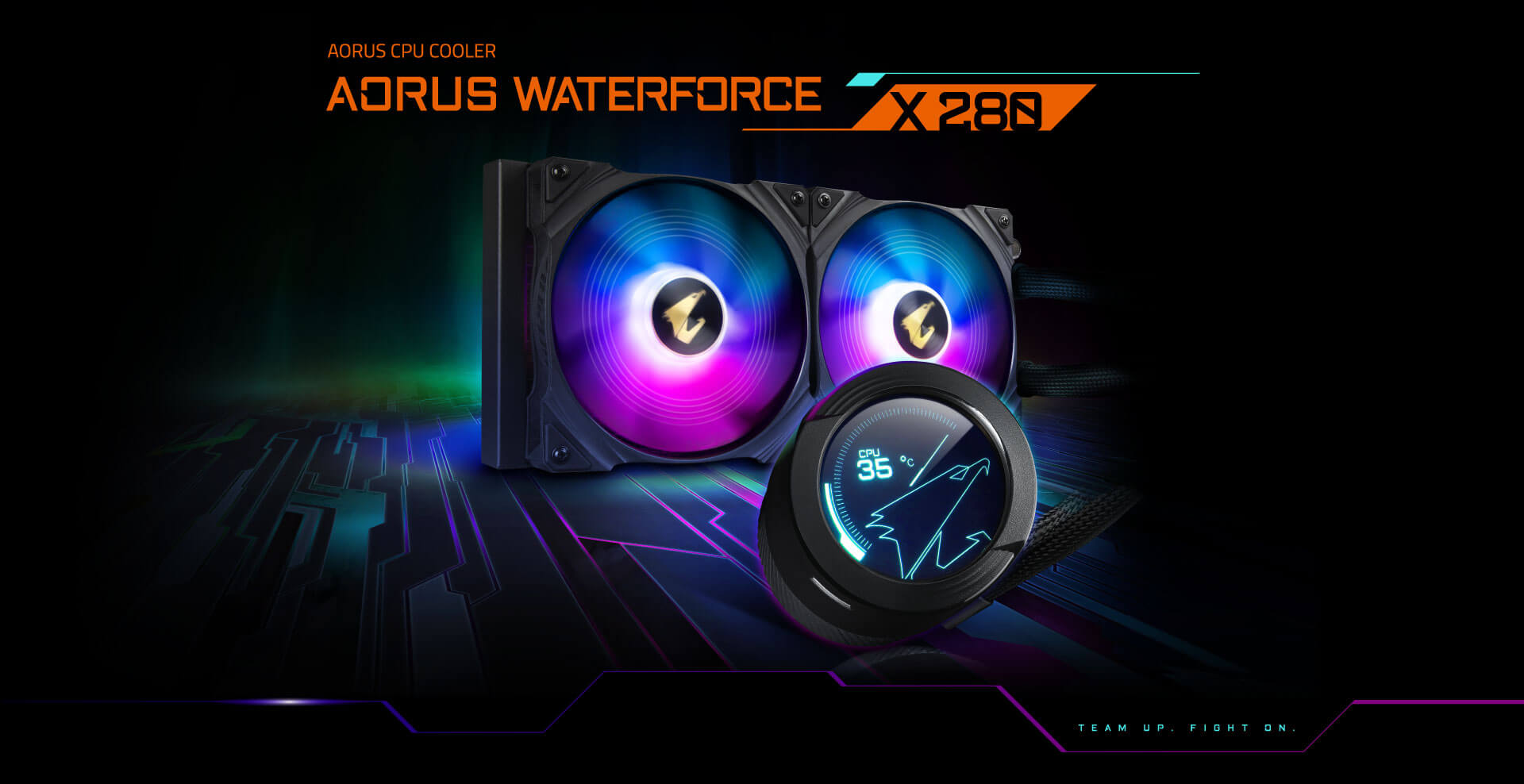 AORUS WATERFORCE X 280 Key Features | CPU Cooler - GIGABYTE Global