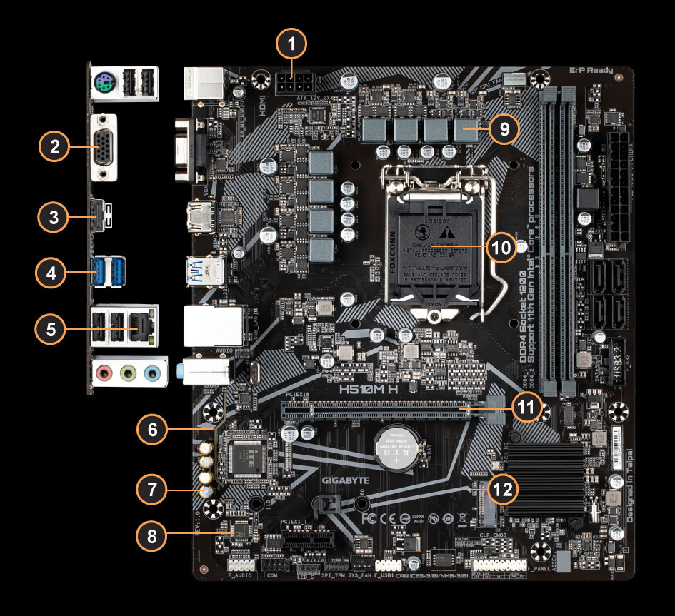 gigabyte ultra durable motherboard ram slot