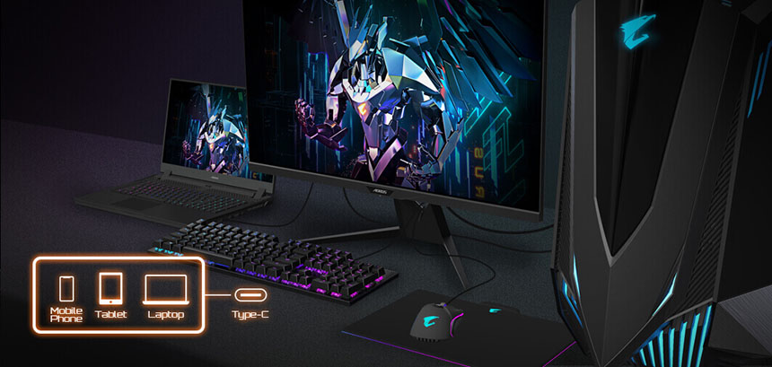 AORUS FV43U Gaming Monitor Key Features