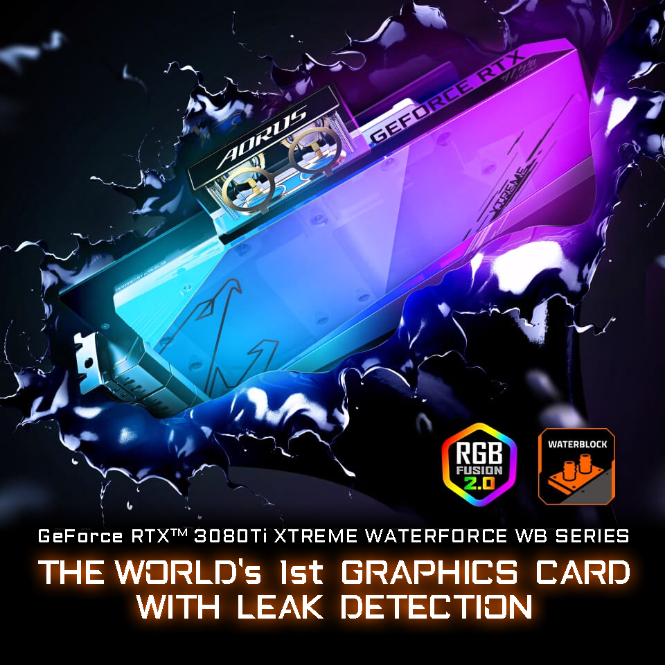 pistol Ud regional AORUS GeForce RTX™ 3080 Ti XTREME WATERFORCE WB 12G Key Features | Graphics  Card - GIGABYTE Global