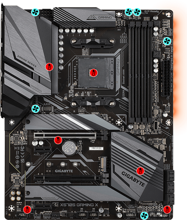 X570S GAMING X (rev. 1.0) Key Features | Motherboard GIGABYTE