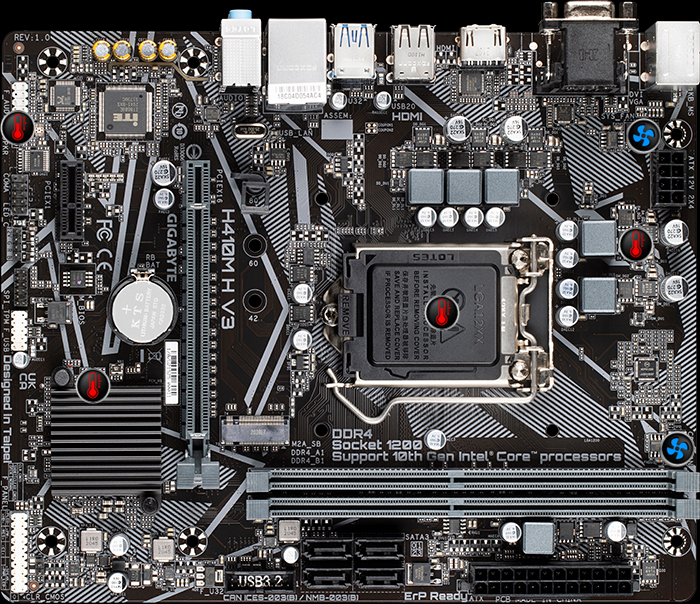 H410M H V3 AORUS GIGABYTE Global