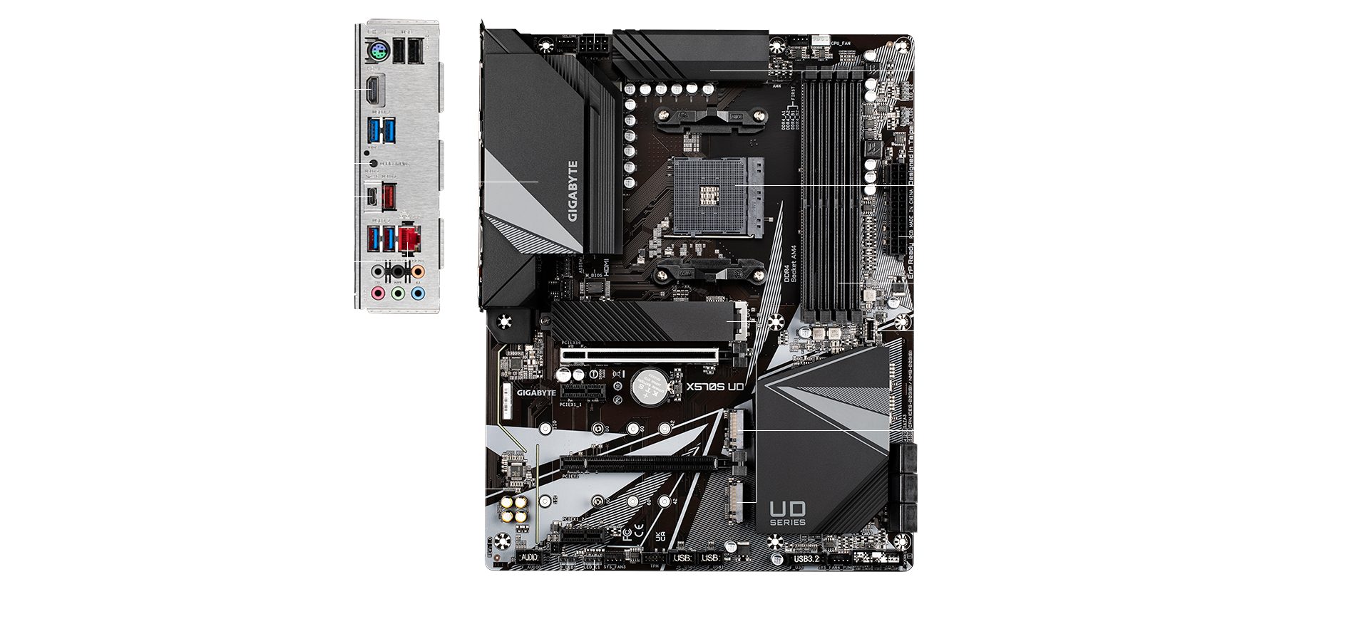 X570S UD (rev. 1.0) Key Features | Motherboard - GIGABYTE Global