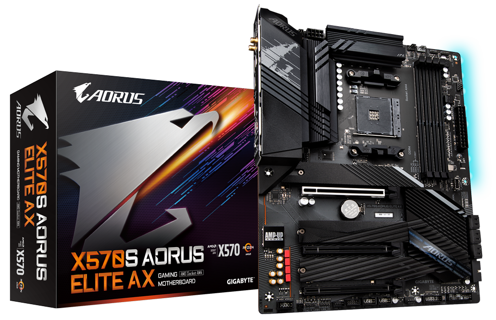 X570S AORUS ELITE AX (rev. 1.1) Caractéristiques