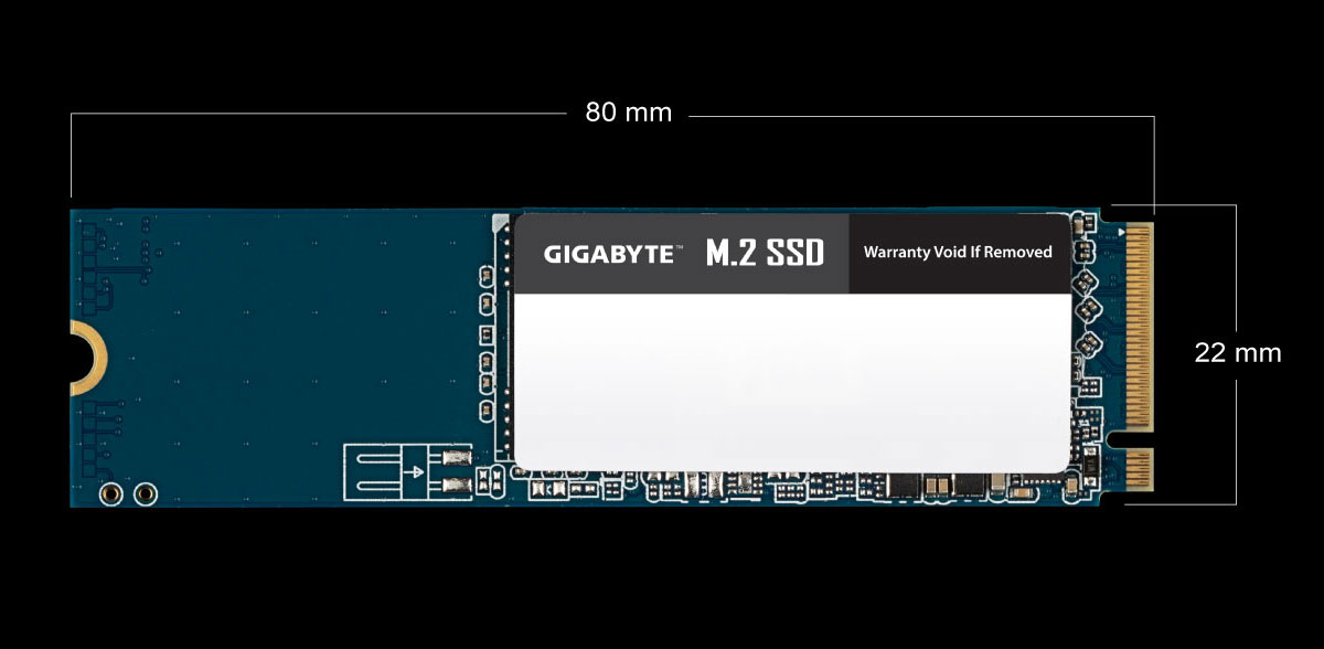 GIGABYTE - SSD Interne - 1To - M.2 NVMe (GP-GSM2NE3100TNTD) - La Poste