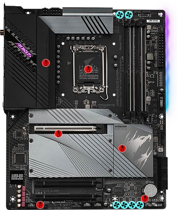 Z690 AORUS ELITE AX DDR4 (rev. 1.x) Key Features | Motherboard