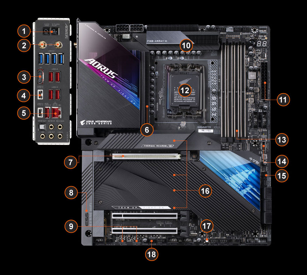 ASUS PRIME Z690-P WIFI D4 - Carte-mère - ATX - Socket LGA1700 - Z690  Chipset - USB-C Gen1