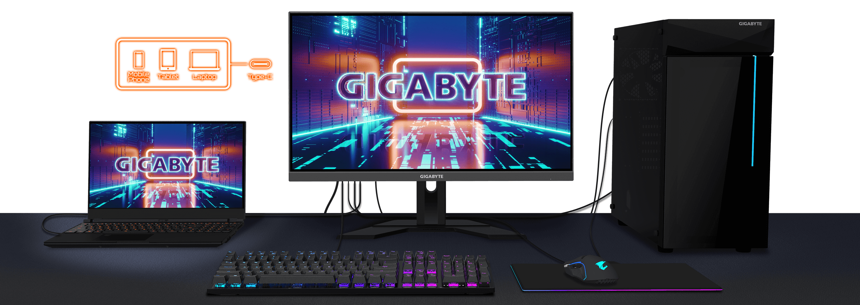 GIGABYTE M27Q-X 27 240Hz 1440P KVM Gaming Monitor, 2560 x 1440 SS IPS  Display, 889523026939