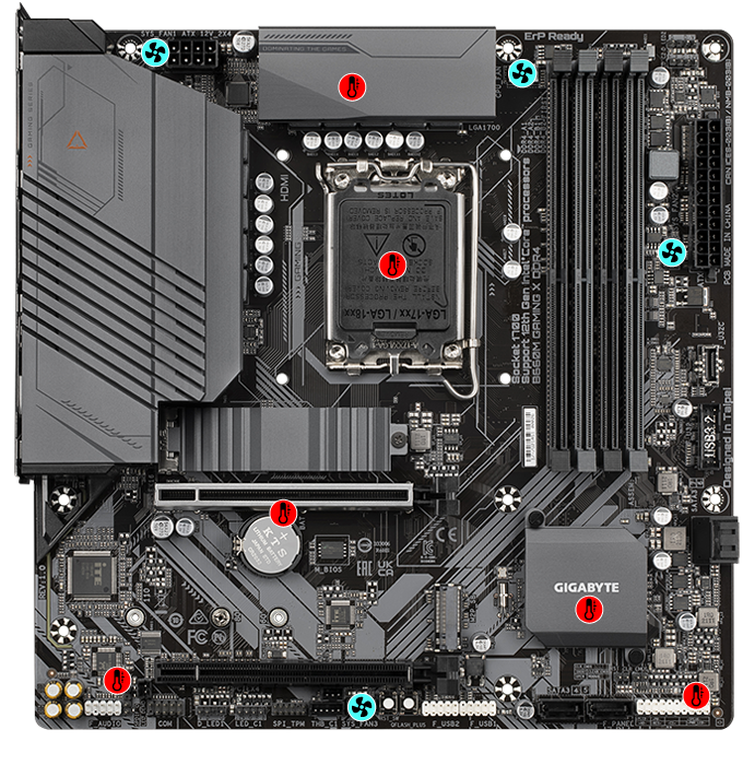 B660M GAMING X DDR4 (rev. 1.x) Key Features | Motherboard