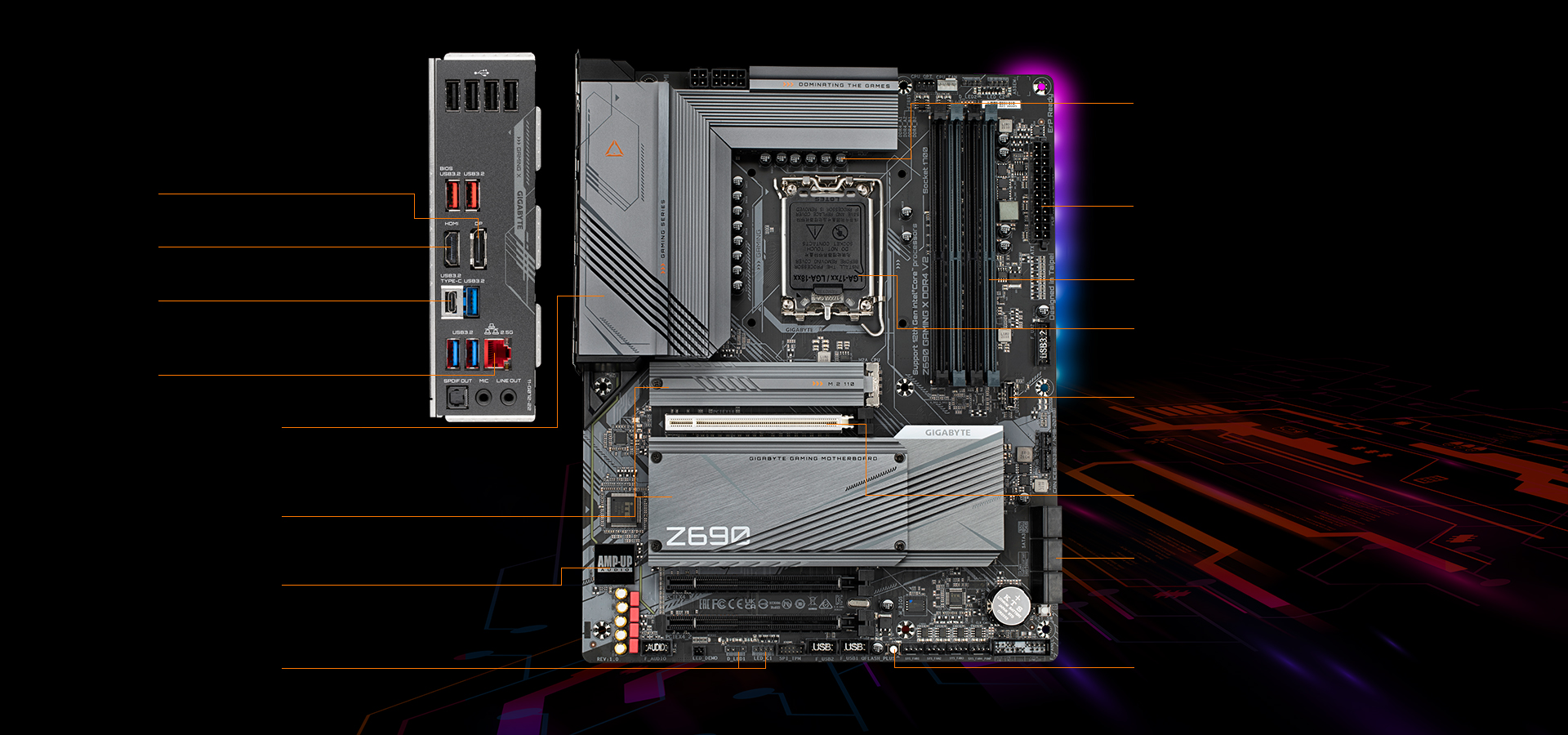 Плата gigabyte b660 gaming x. Материнская плата Gigabyte z690 Gaming x ddr4. Материнская плата ATX Gigabyte z690 UD. Z690 ddr4 m2. Материнская плата Gigabyte z690 Gaming x ddr4 схема.