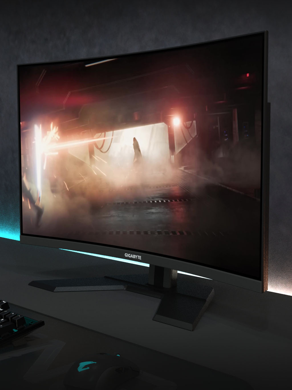 GIGABYTE M32UC Moniteur de jeu incurvé 4K UHD 32 144 Hz (160 Hz